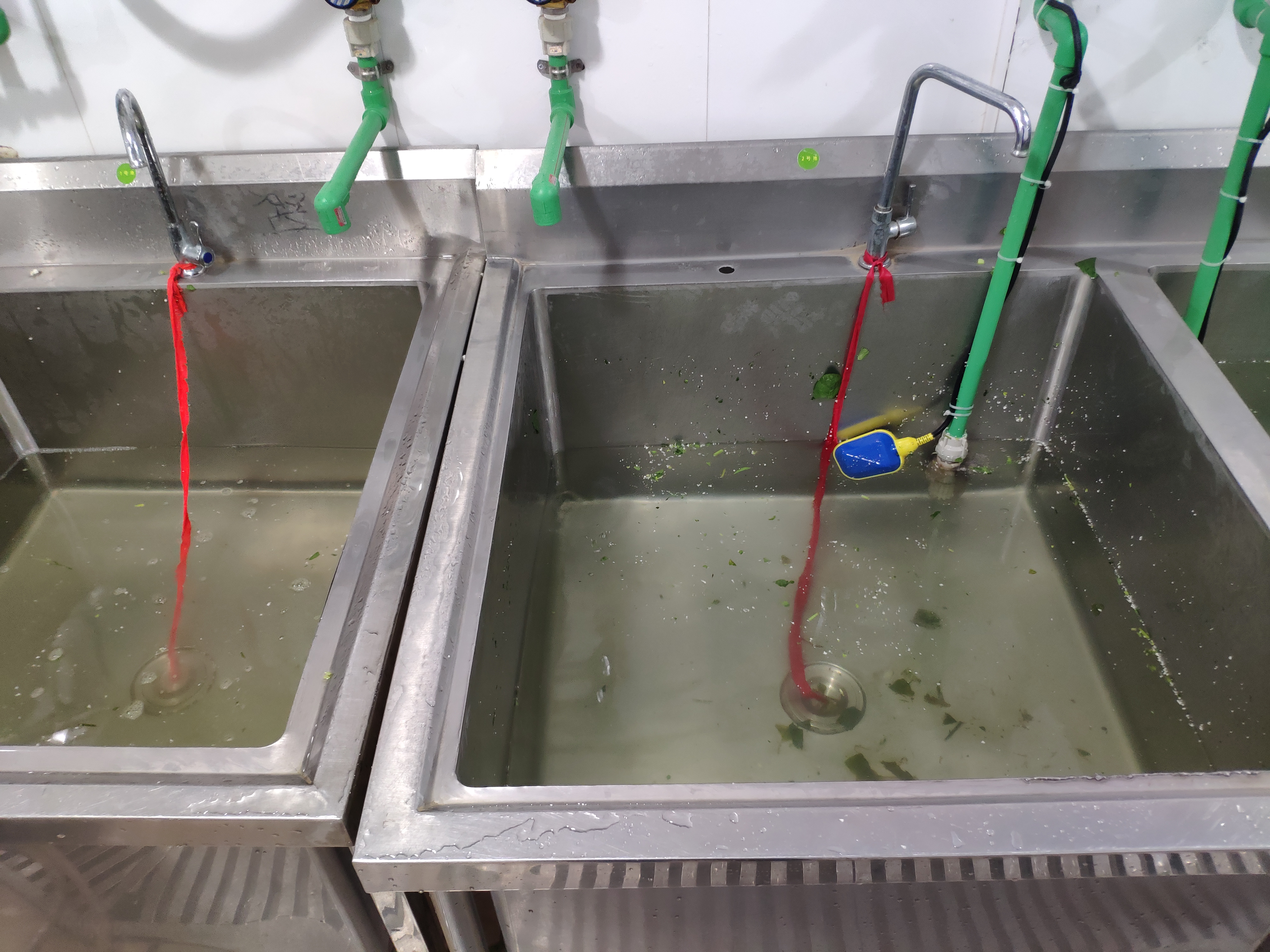 食堂洗菜池翻水设施